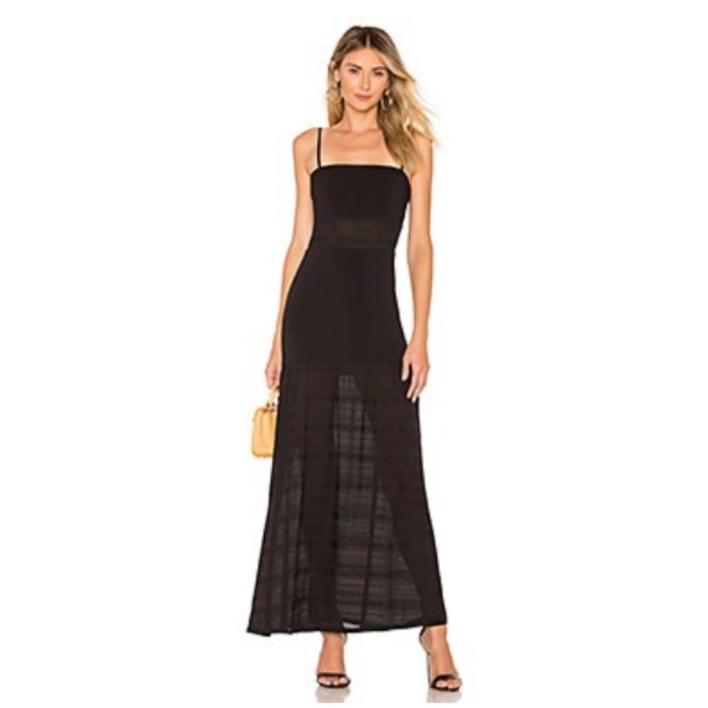 Privacy Please Black Maxi Dress Size Small New W/O tags
